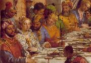 VERONESE (Paolo Caliari) The Marriage at Cana (detail) jh oil painting artist